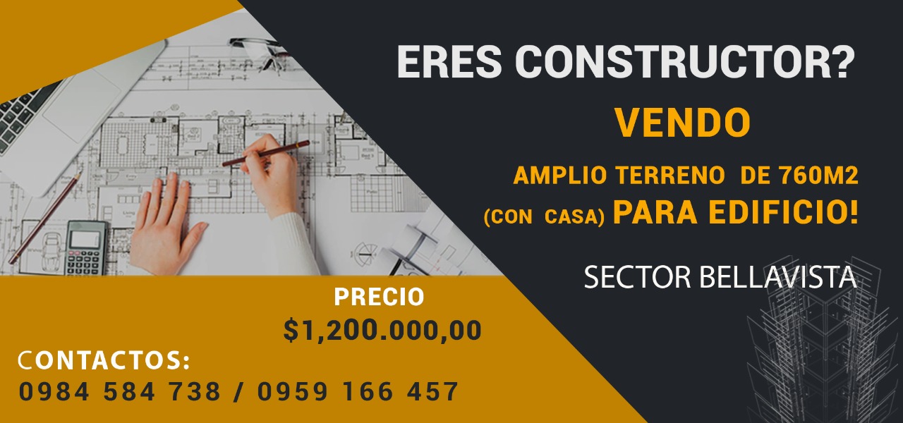Vendo Amplio Terreno 760m2 (con casa) para Edificio - Imagen ampliada 1