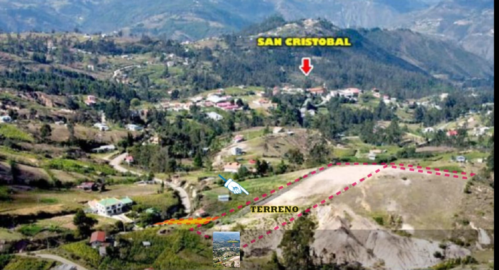 TERRENO EN VENTA Cantón Paute Parroquia San Cristobal - Imagen ampliada 3