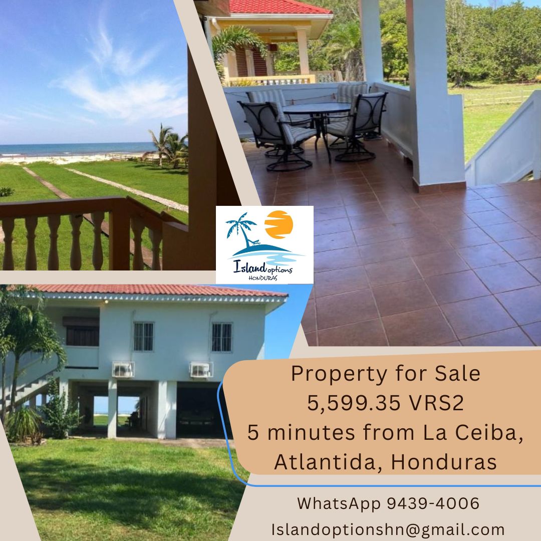 BEAUTIFUL FULLY FURNISHED BEACH HOUSE FOR SALE HONDURAS - Imagen ampliada 1