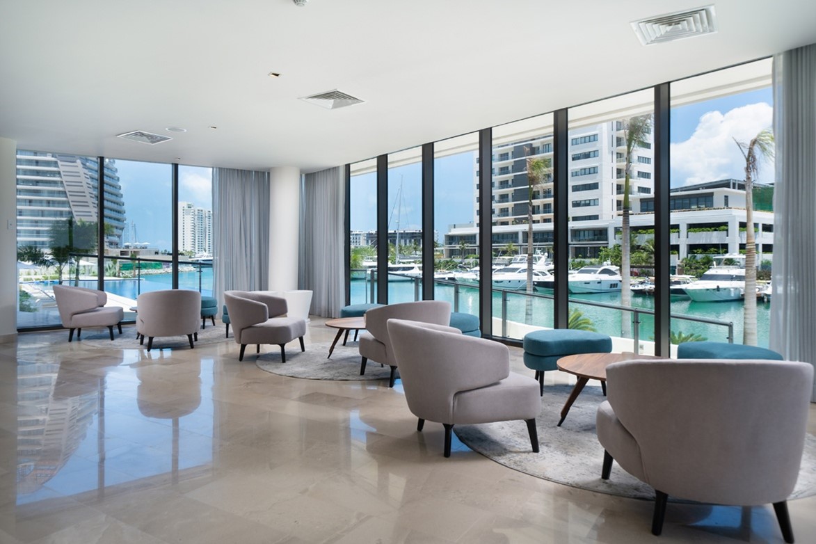 PENTHOUSE EN TORRE RESIDENCIAL NÁUTICA DE LUJO EN PUERTO CANCUN - Imagen ampliada 6