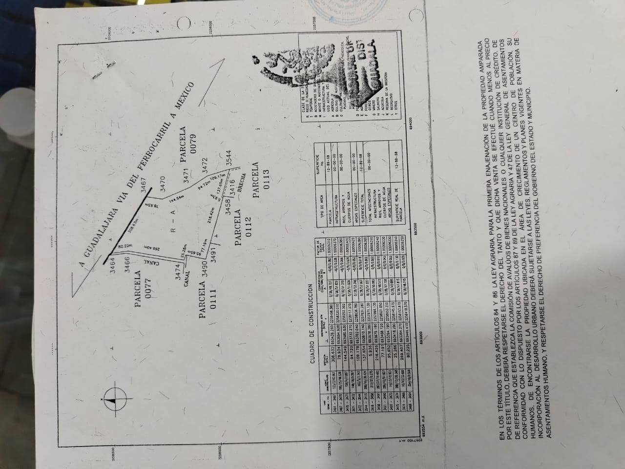 Terreno en venta Atequiza Jalisco - Plano 1