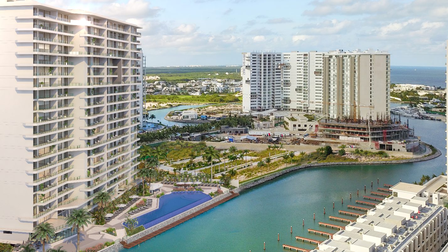 PENTHOUSE EN TORRE RESIDENCIAL NÁUTICA DE LUJO EN PUERTO CANCUN - Imagen ampliada 17