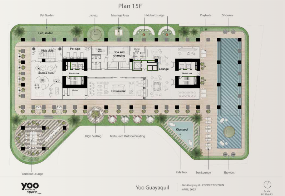 DEPARTAMENTOS EDIFICIO YOO GUAYAQUIL - Plano 1