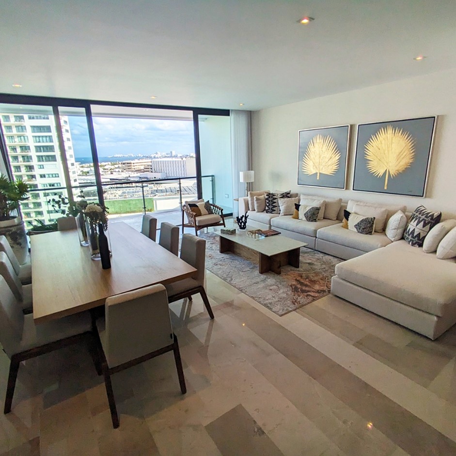 PENTHOUSE EN TORRE RESIDENCIAL NÁUTICA DE LUJO EN PUERTO CANCUN - Imagen ampliada 4